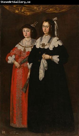 unknow artist Portrait of Catherine Potocka and Maria Lupu